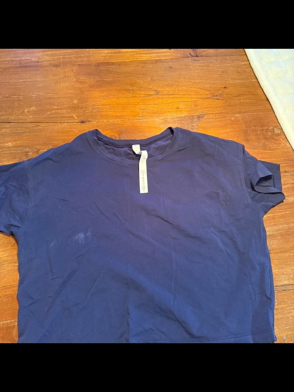lululemon athletica Navy Short Sleeve Tee
